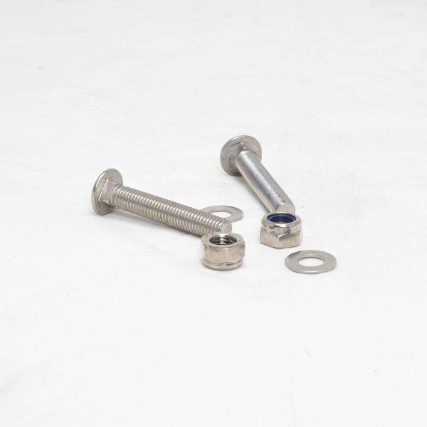 EXFLEX - EXHAUST CLAMP PETERBILT ANGLED BRACKET IN CHROMED STAINLESS