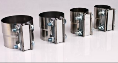 EXFLEX - EXHAUST BAND CLAMP 3" PREFORMADA PARA SOPORTE STAINLESS STEEL