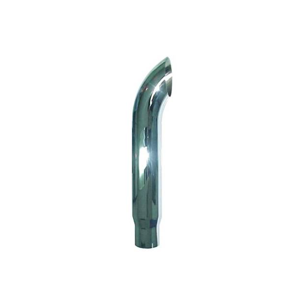 EXFLEX - 6 to 5 inch ID Chrome Stack 108 inch Curved Style