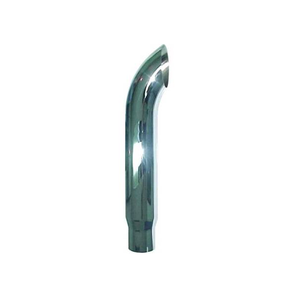 EXFLEX - 6 to 5 inch ID Chrome Stack 72 inch Curved Style