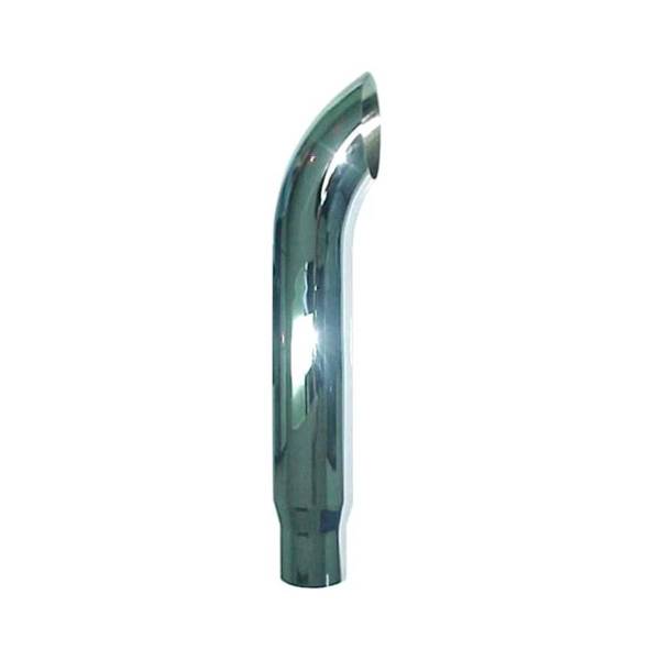 EXFLEX - 6 to 5 inch ID Chrome Stack 84 inch Curved Style