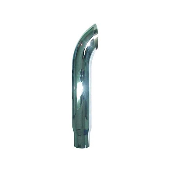 EXFLEX - 6 to 5 inch ID Chrome Stack 96 inch Curved Style
