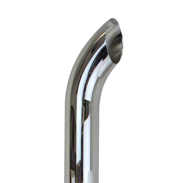 EXFLEX - 7 to 5 inch OD Chrome Stack 54 inch Curved Style
