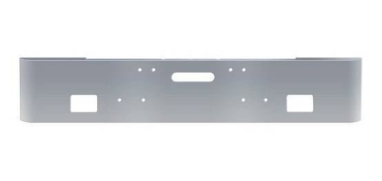 EXFLEX - 18" CHROME STEEL RECTANGULAR BUMPER FREIGHTLINER CLASSIC