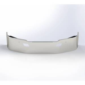 EXFLEX - KENWORTH T680 WRAPAROUND CHROME BUMPER 18" - Image 2