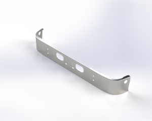 EXFLEX - KENWORTH T300 WRAPAROUND CHROME BUMPER - Image 2