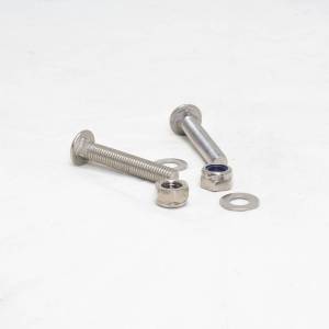 EXHAUST CLAMP PETERBILT ANGLED BRACKET IN CHROMED STAINLESS