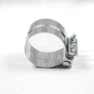 EXFLEX - EXHAUST BAND CLAMP 4" PREFORMADA CON SEPARADOR STAINLESS STEEL - Image 3