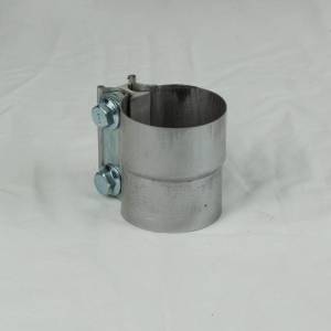 EXFLEX - EXHAUST BAND CLAMP 2 1/2" PREFORMADA CON SEPARADOR GALVANIZADA - Image 1
