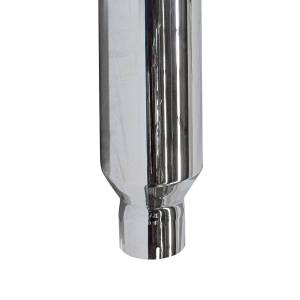 EXFLEX - 6 to 5 inch ID Chrome Stack 96 inch Bull Horn Style - Image 5