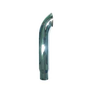 EXFLEX - 6 to 5 inch ID Chrome Stack 96 inch Curved Style - Image 1