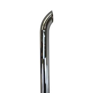 EXFLEX - 6 to 5 inch ID Chrome Stack 96 inch Curved Style - Image 5