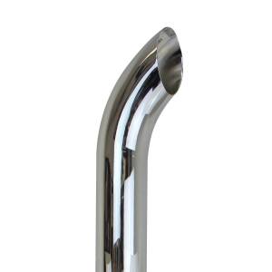 EXFLEX - 7 to 5 inch ID Chrome Stack 114 inch Curved Style - Image 1