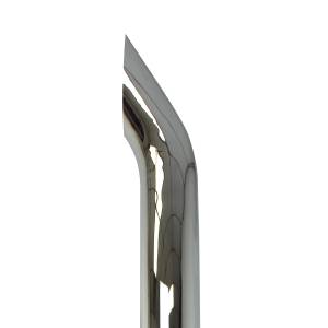 EXFLEX - 4 inch ID Chrome Stack 60 inch Pig Ear Style - Image 2