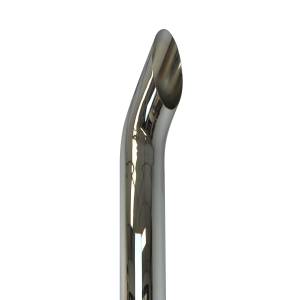 EXFLEX - 5 inch OD Chrome Stack 60 inch Pig Ear Style - Image 1