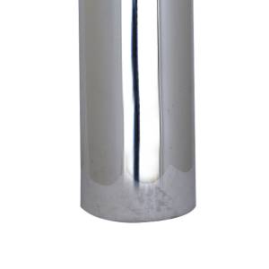 EXFLEX - 7 inch OD Chrome Stack 114 inch Pig Ear Style - Image 4