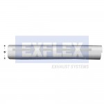 Galvanized Flex Tube, 5"  Diameter, UNIVERSAL  Application, 1 meter