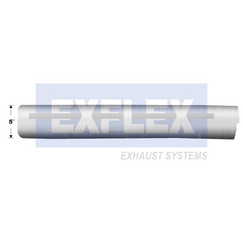 Galvanized Flex Tube, 5"  Diameter, UNIVERSAL  Application, 5" Flex Tubing 10 METER LONG